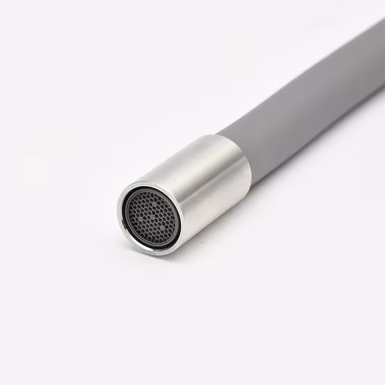 Stainless Steel Flexible Kitchen Faucet Spout Water Hose Tube, 360 Rotatable