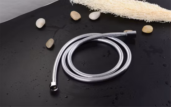 High Pressure Bathroom Accessories Chromed Stainless Steel Shower Hose