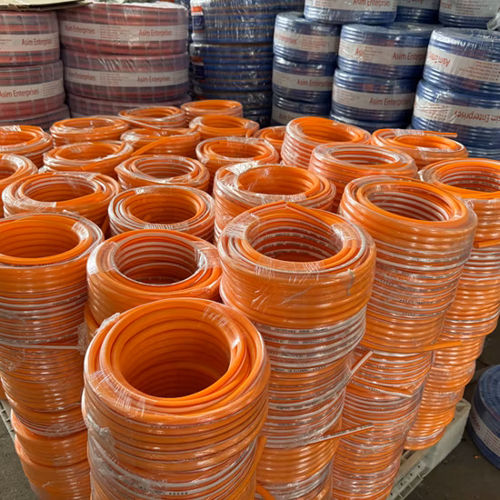 Flexible High Pressure PVC Rubber Braided Pneumatic Air Compressor LPG Gas Pipe Hose