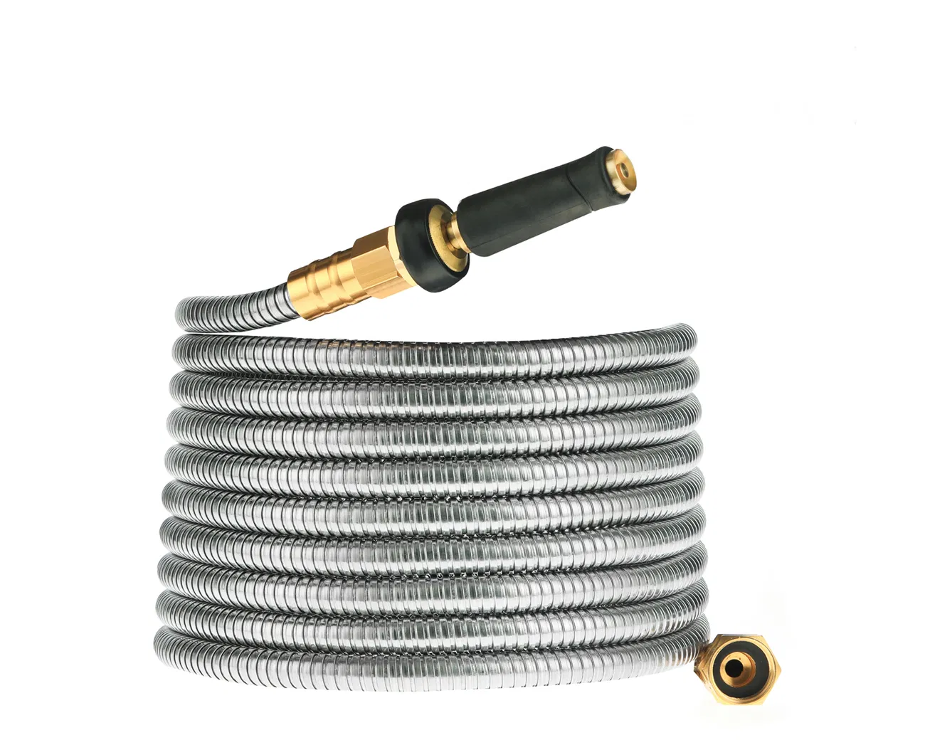 공장 가격으로 확장 가능한 유연한 금속 PVC 정원 물 호스